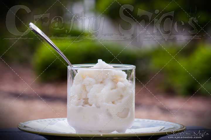 Almond Milk frozen treat
