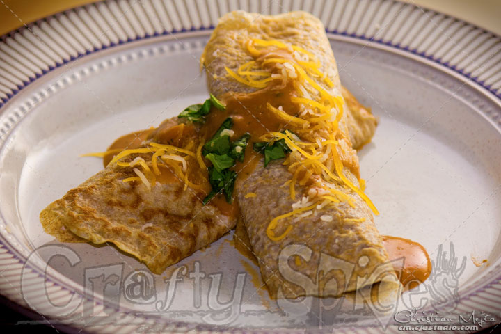 Burrito Whole Wheat Crepe 