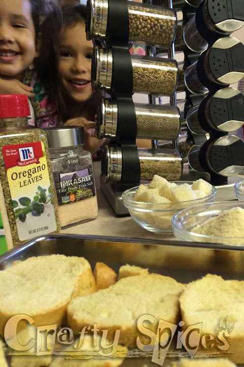 Homemade Breadcrumbs with our Girls