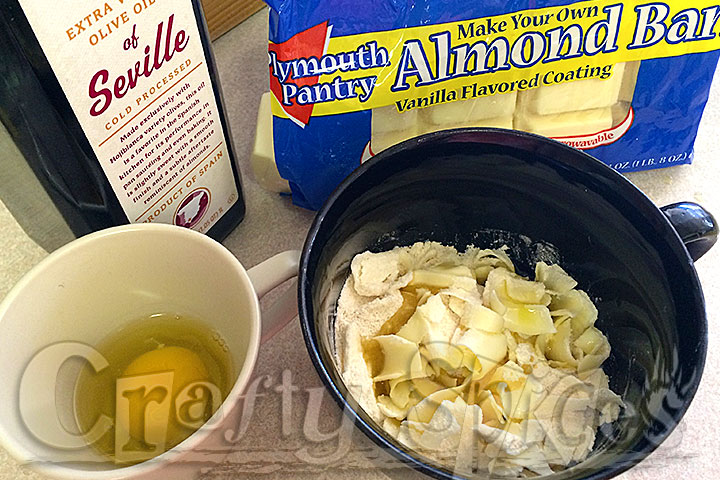 White Chocolate Mug Cake - Ingredients