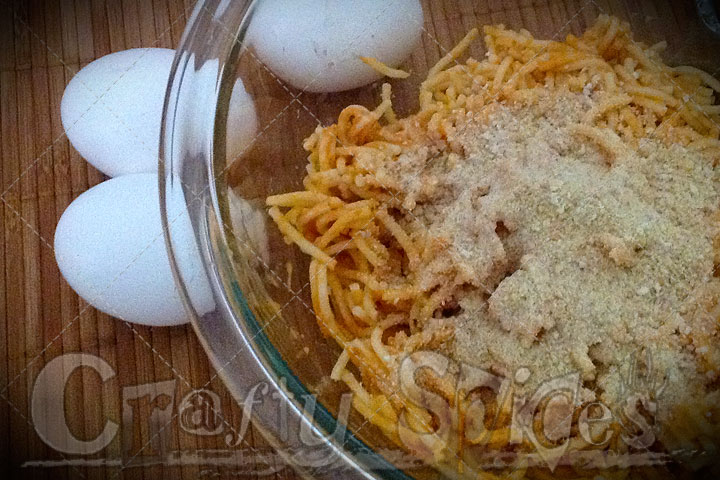 Fried Spaghetti - Ingredients 