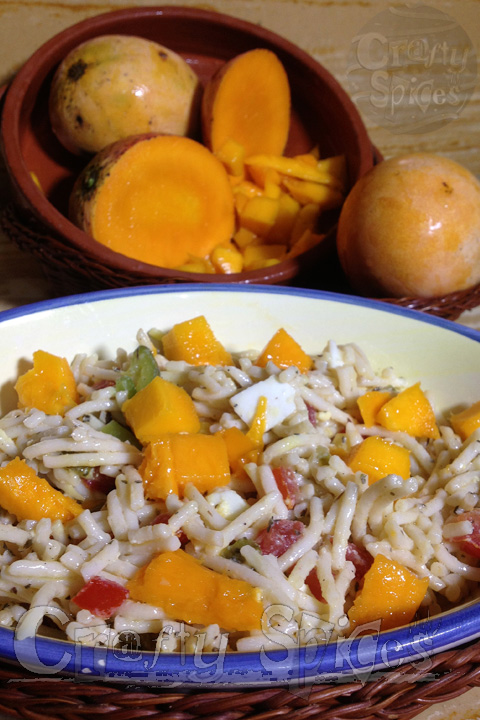 Mango Pasta Salad Mango Pasta Salad