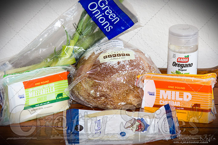 Cheesey Pull Apart Bread - Ingredients Cheesey Pull Apart Bread - Ingredients