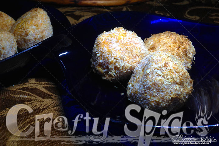 Sweet Potatoes Rice Krispies bites Ready