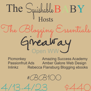 Blogger Essentials #giveaway ARV $440 @picmonkey @inlinkz @passionfruitads @RebeccFlansburg Starts 4/13
