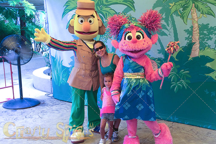 Pictures with Abby and Bert at Busch Gardens