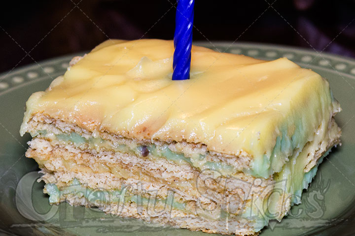 Pudding layerd Cake