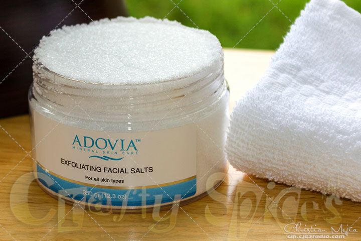  Adovia Exfoliating Facial Sea Salts- Dead Sea Salt Exfoliating