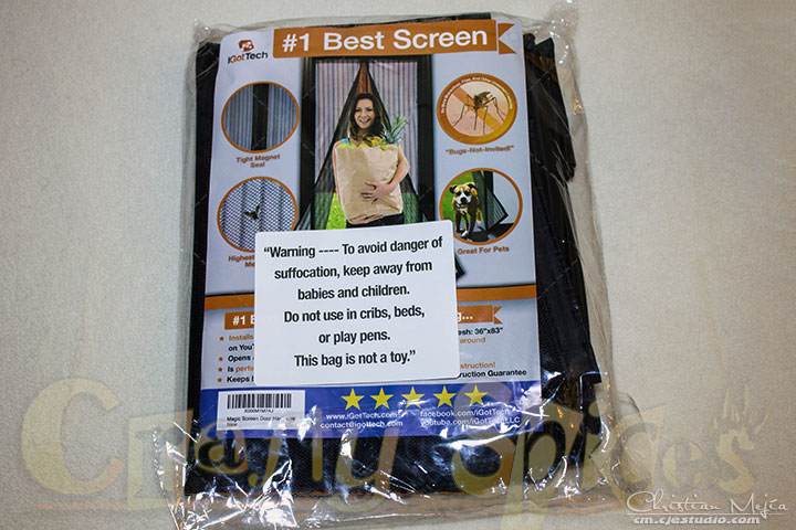 Magnetic Screen Door - iGotTech #magneticscreendoor