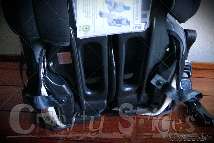 Kiddy World Plus Car Seat, back side Kiddy World Plus Car Seat, back side