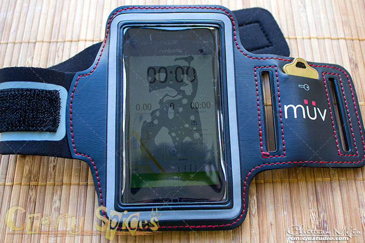 IPhone 5 Armband - front view - Pro Athlete Quality from MuvUSA