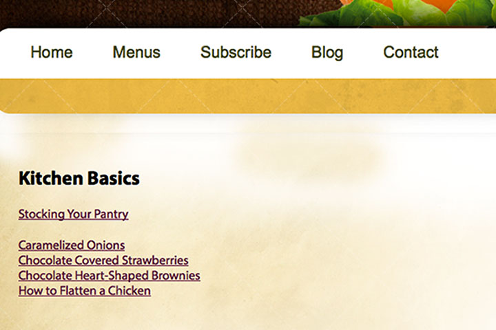 Meals by the Week - Kitchen Basics Meals by the Week - Kitchen Basics