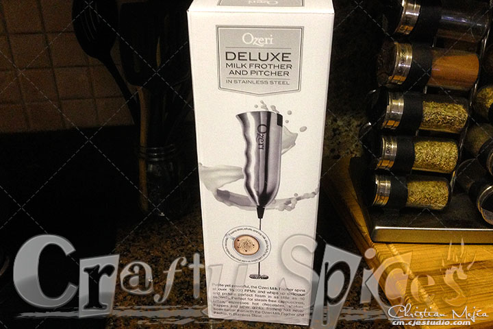 Ozeri Deluxe Milk Frother and 12 oz Frothing Pitcher in Stainless Ozeri Deluxe Milk Frother and 12 oz Frothing Pitcher in Stainless