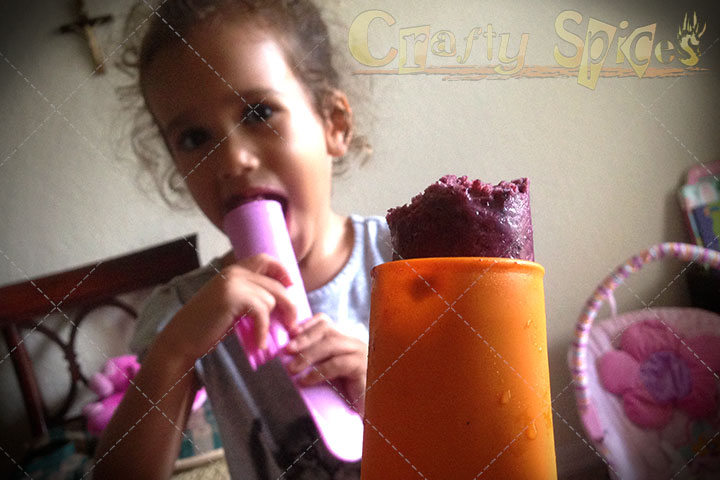Just enjoying the ice pops made with the Mighty Pops Molds by Sunsella Just enjoying the ice pops made with the Mighty Pops Molds by Sunsella