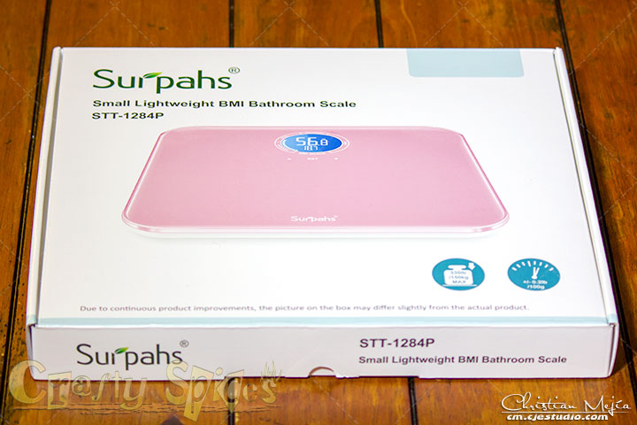 Surpahs Shiny Small Lightweight Digital Bathroom Scale 