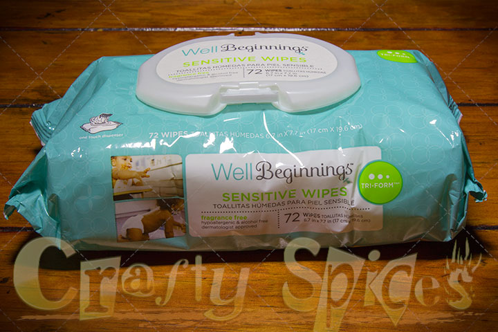 Well Beginnings wipes at Walgreens