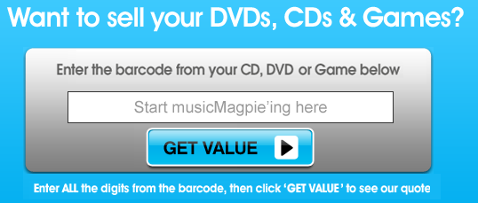 musicMagpie "Get Value Box"