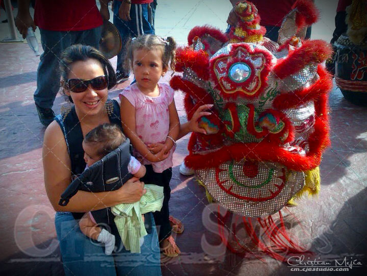 Celebrating the Chinise New Year. Celebrating the Chinise New Year.