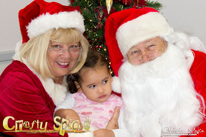 Kaylee with Santa 2014