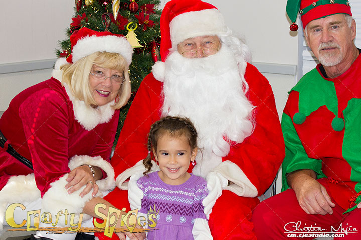 Kira with Santa 2014 Kira with Santa 2014