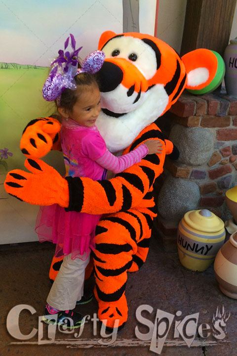 Kira with Tigger