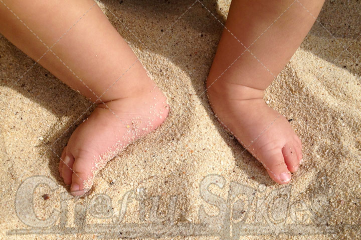 Little Feet in the Sand