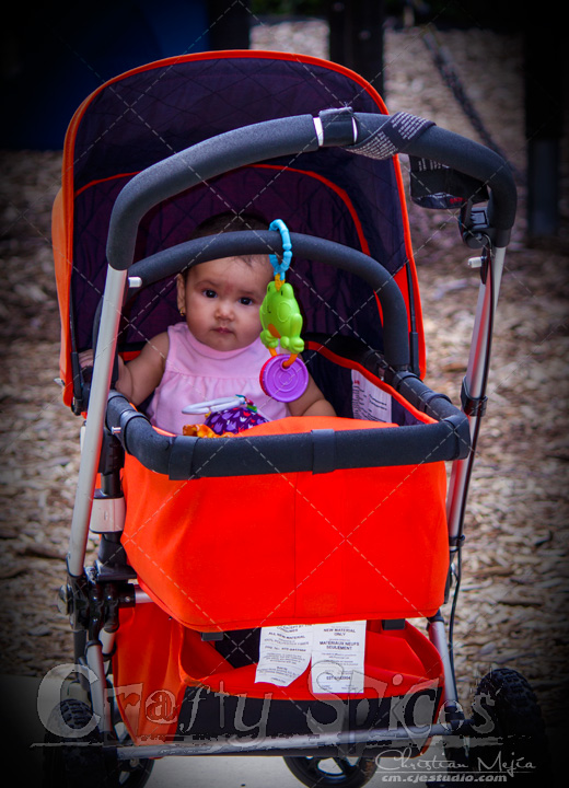 Kaylee in her stroller