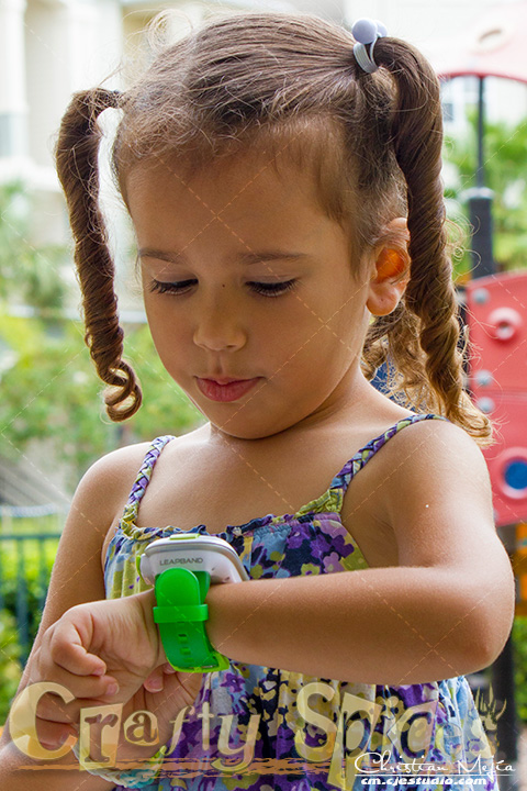 Kira with the LeapBand Kira with the LeapBand