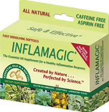 Inflamagic an all natural essential oils formula, that provides muscle and joint pain relieve