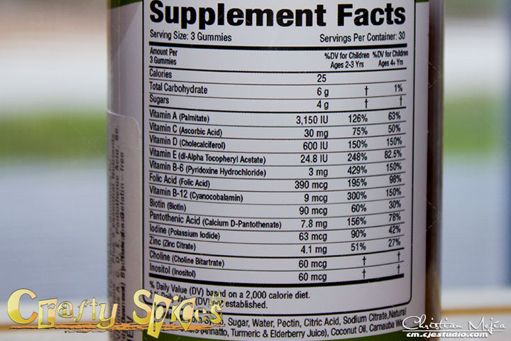 Nutrabear Vitamin B12 - Ingredients