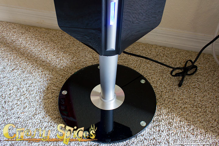 Ozeri 3x Tower Fan with Passive Noise Reduction Technology Pedestal