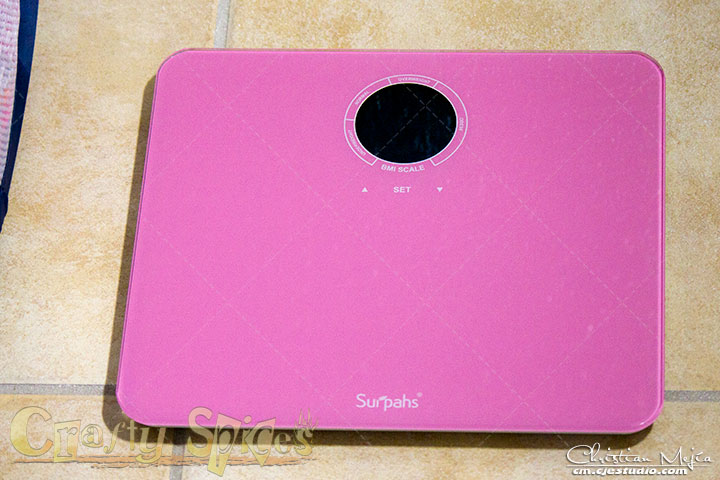 Surpahs Shiny Small Lightweight Digital Bathroom Scale 