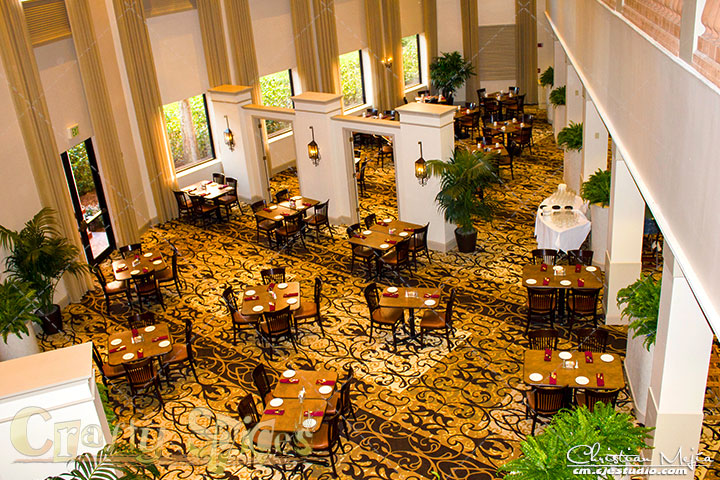 One of the hotel restaurants